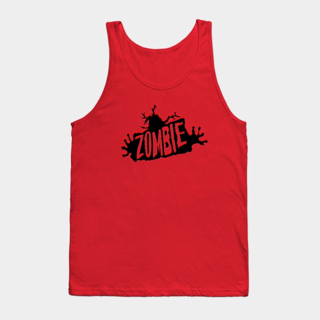 Zombie Zombie Tank Top by Heartfeltarts